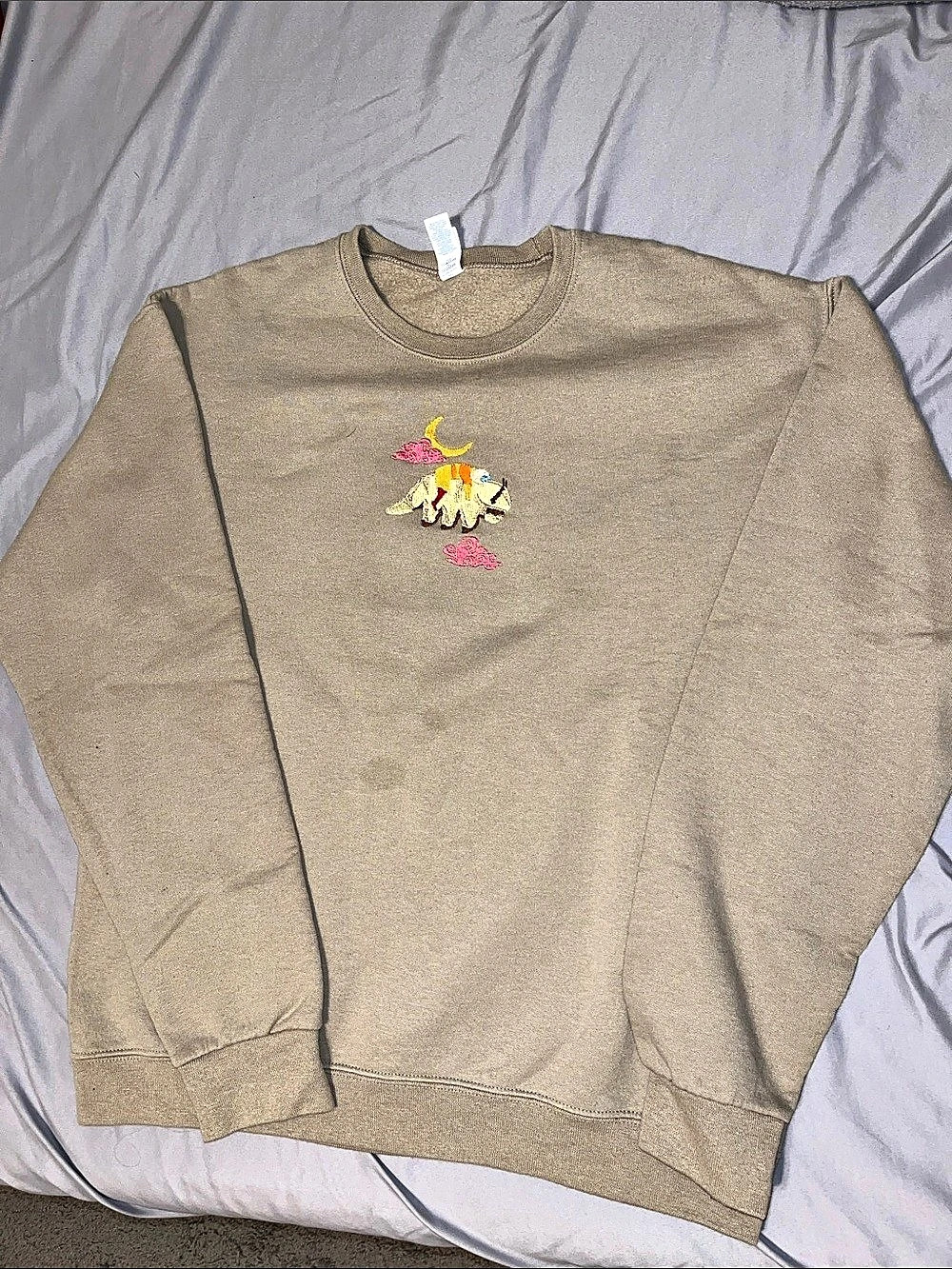 Embroidered ATLA Graphic Sweatshirt in Brown